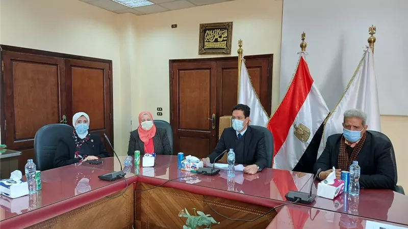 فريق محاكاة يزور تربية بنها إستعدادا للإعتماد البرامجي