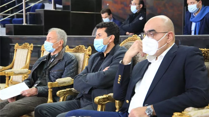 صبحى يحضر مباراة مصر وسلوفينيا في مونديال اليد