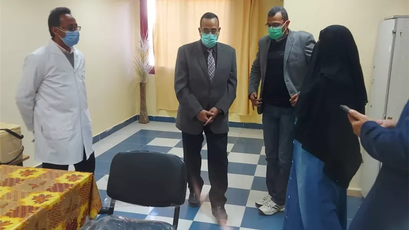 شوشه يتابع التجهيزات الخاصة بالدفعة الأولى من لقاح الكورونا
