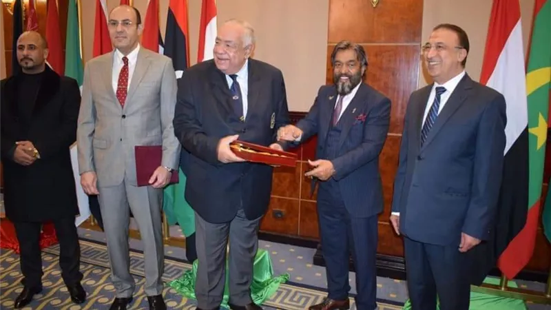 الأكاديمية الدولية لبناء الأجسام تهنئ رئيس الاتحاد العربي