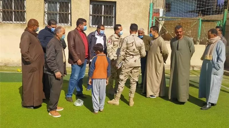 استمرار المعاينات النهائية لمبادرة حياه كريمة بأشمون.صور