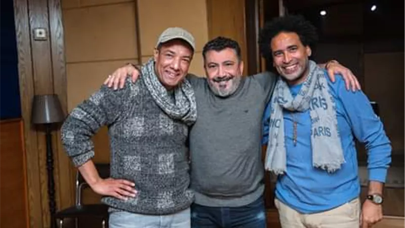 سمرا تجمع مصطفى شوقى وهشام الجخ