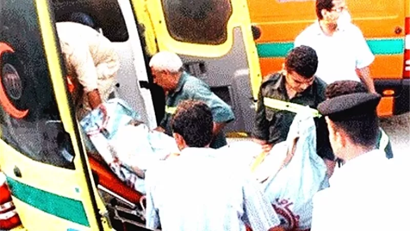 اصابة شخصين فى حادث مروري بالوادى الجديد