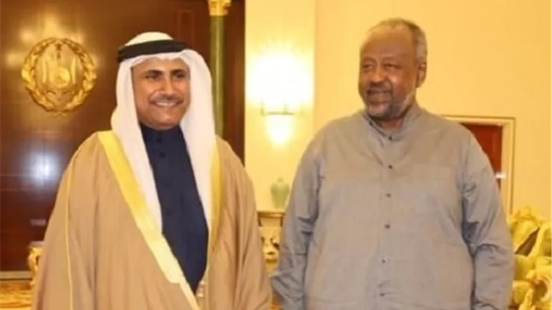 عادل العسومي: رئيس جيبوتي أكد دعمه الكامل للبرلمان العربي