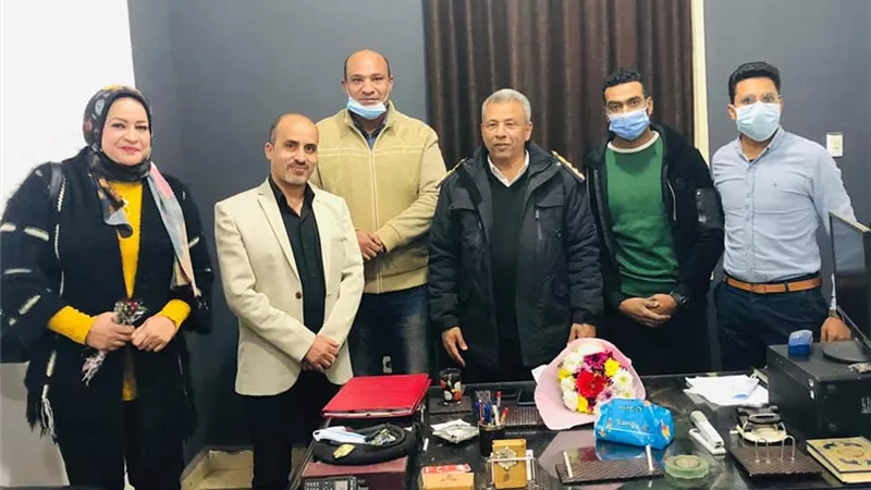 مركز شباب المدينة بالسويس يهنئ ضباط قسم الأربعين بعيد الشرطة الـ 69