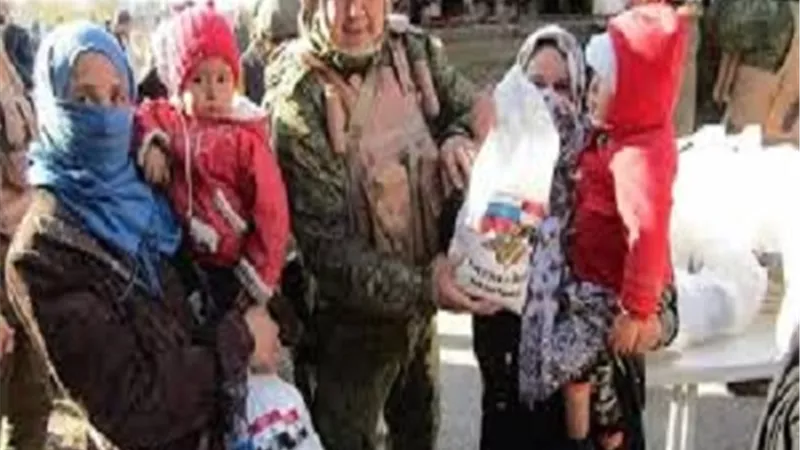 مساعدات روسية لأهالي ديرالزور شرقي سوريا