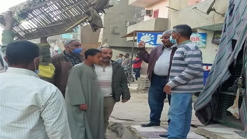 18 محضر فى حملة بمركز القرنة غرب الأقصر
