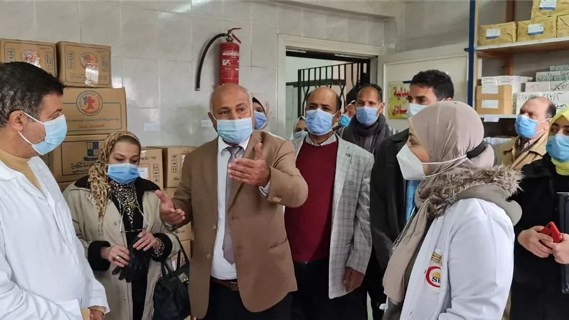وكيل صحة الغربية فى جولة تفقدية بمستشفي بسيون المركزي -صور