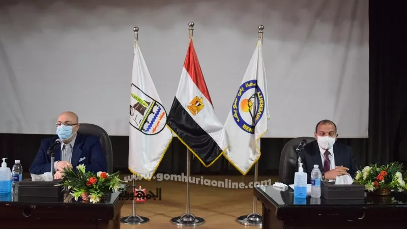 ترقية 28 عضوهيئة تدريس بجامعة بنى سويف