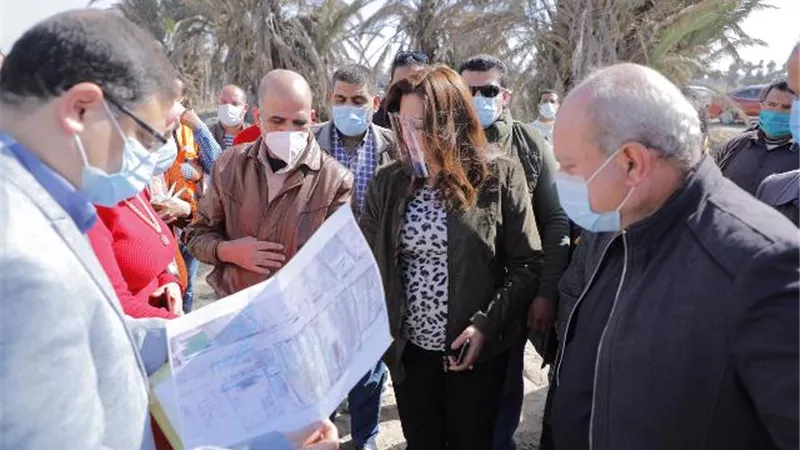 محافظ دمياط تتفقد إنشاءات المنطقة الحرة العامة الجديدة .صور