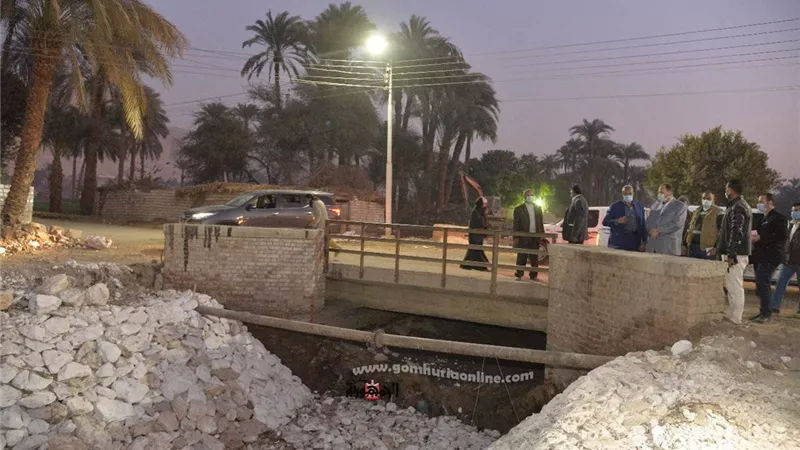 محافظ أسيوط يتفقد أعمال تبطين الترع بمركز البداري ضمن المبادرة الرئاسية 