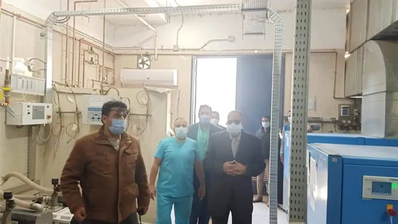 سعد: متابعات مستمرة للمستشفيات وشبكات الاكسجين