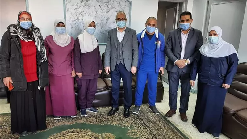 تكريم أوائل التمريض بالمستشفي الجامعي ببنى سويف