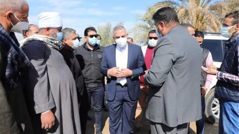 محافظ سوهاج يتفقد حوض الطرد الرئيسي بالمدخل الغربي لجرجا ..صور