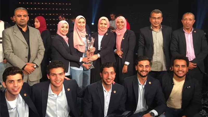 جامعة طنطا تفوز بكأس عباقرة الجامعات المصرية