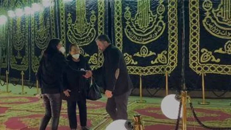 أول ظهور للفنان رامز جلال بعد غياب فى عزاء محمد الصغير..صور