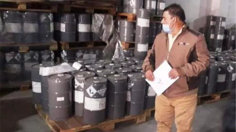 ضبط ٢٦ طن مخللات داخل مصنع مواد غذائية بدون ترخيص ببلبيس