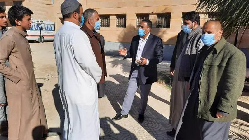 محافظ مطروح يتفقد المشروعات التنموية والخدمية بمدينة الضبعة.صور