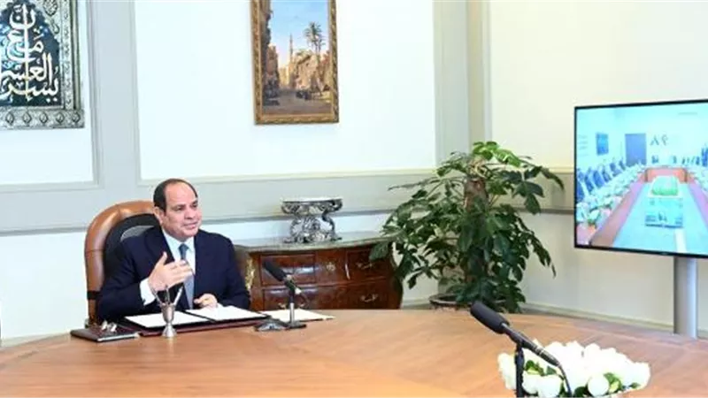 الرئيس السيسى يشارك فى أعمال الجلسة الافتتاحية 
