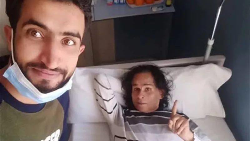 ابن شقيقة المطرب على حميدة يكشف اخر تطوراته الصحية