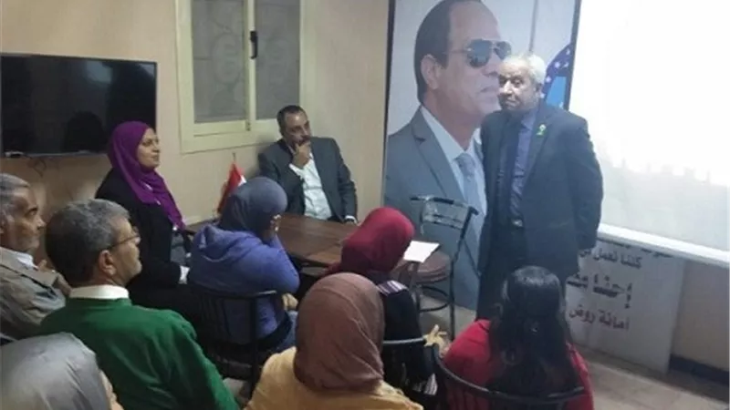 مستقبل وطن يكرم اول جندي رفع العلم في حرب اكتوبر