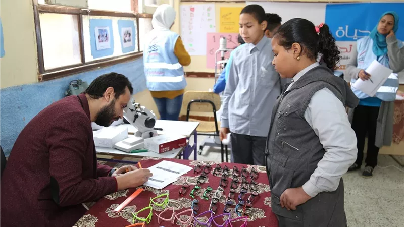 الكشف على 1821 تلميذ في اول ثلاثة ايام من مبادرة 