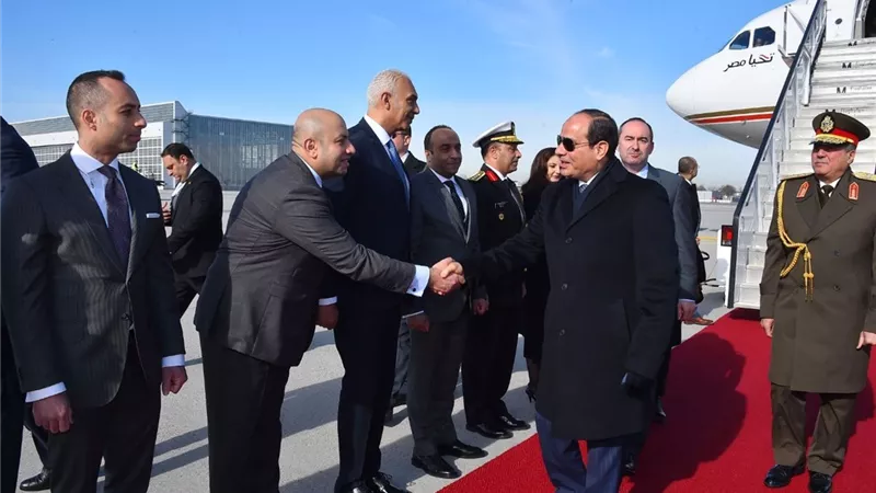وصول الرئيس السيسى الى ميونخ