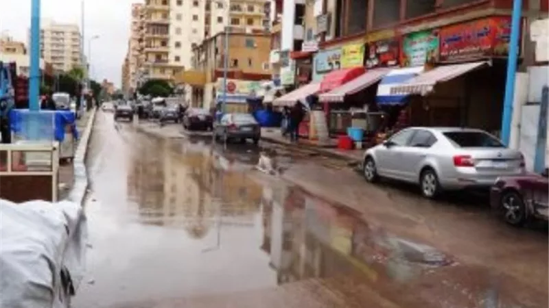 امطار رعدية على مدن وقرى مطروح