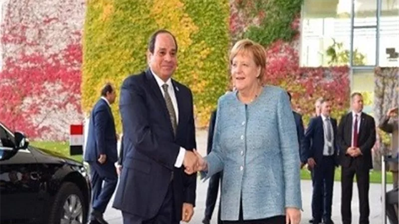 الرئيس يلتقى ميركل على هامش مؤتمر ميونخ للأمن