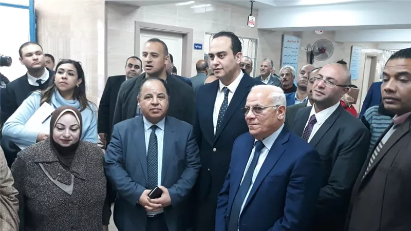 وزير المالية يتفقد عدد من الوحدات الصحية ببورسعيد ضمن منظومة التأمين الصحى