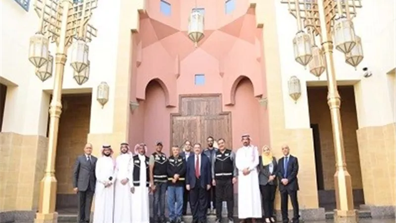 السفير حازم رمضان يستقبل فريق النسور العربية للدراجات النارية