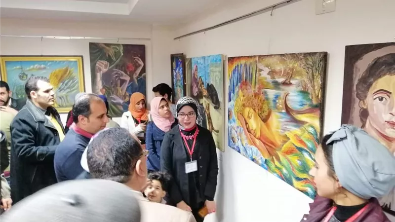 المركز الثقافي بطنطا يحتضن أكثر من 60 فنان تشكيلي في صالون الدلتا للشباب
