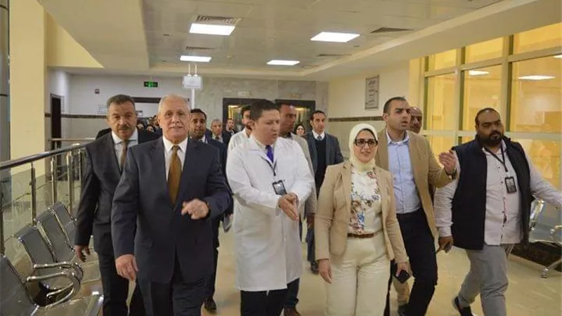 وزيرة الصحة تشيد بالخدمة الطبية المقدمة للمرضى خلال زيارتها لمستشفى ارمنت بالأقصر
