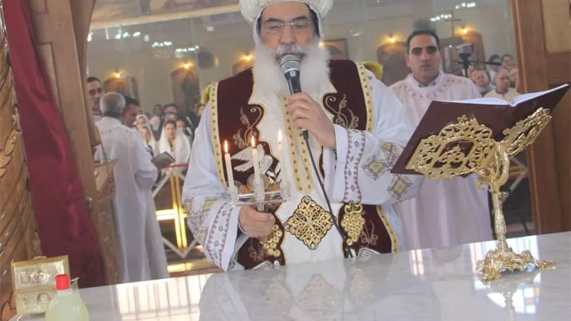 تدشين كنيسة الملاك بالعراقية فى المنوفية