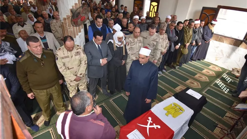 بالصور .. تشيع جنازة شهيد العريش في مسقط رأس بدمنهور