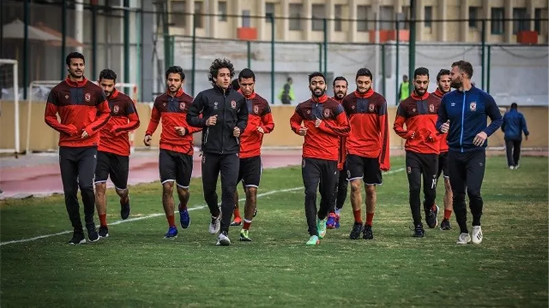مران استشفائي للأساسيين في تدريبات الأهلي