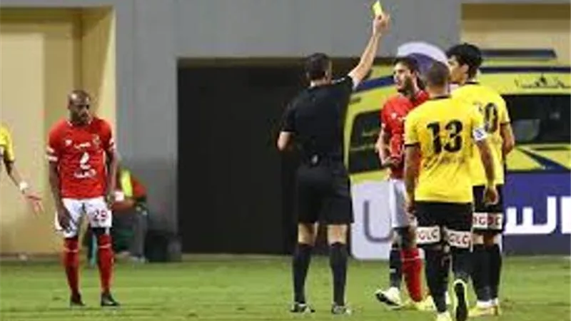 إيقاف لاعب الانتاج مباراتين بعد طرده أمام الأهلي