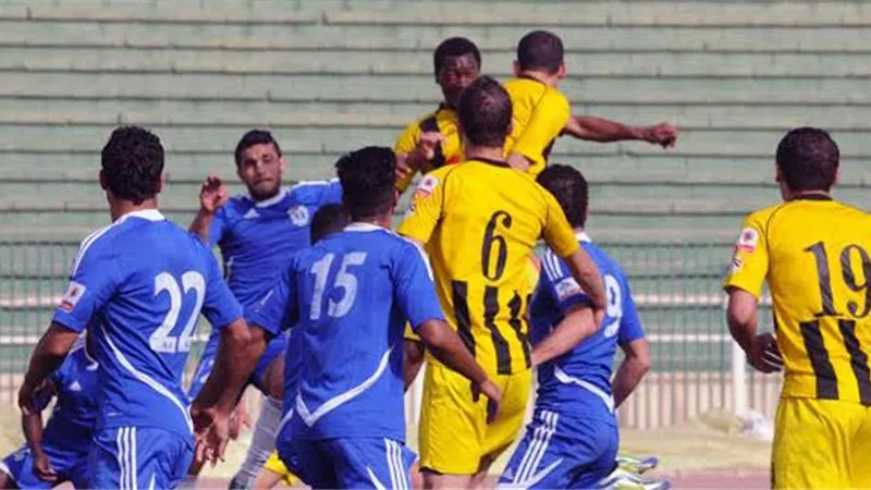 المقاولون يتقدم على سموحة في الشوط الأول