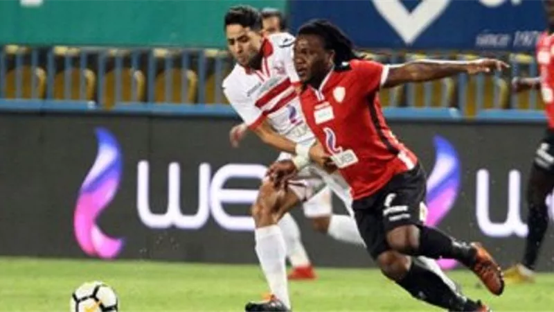 الزمالك يتقدم على طلائع الجيش 2 /1 فى الشوط الأول