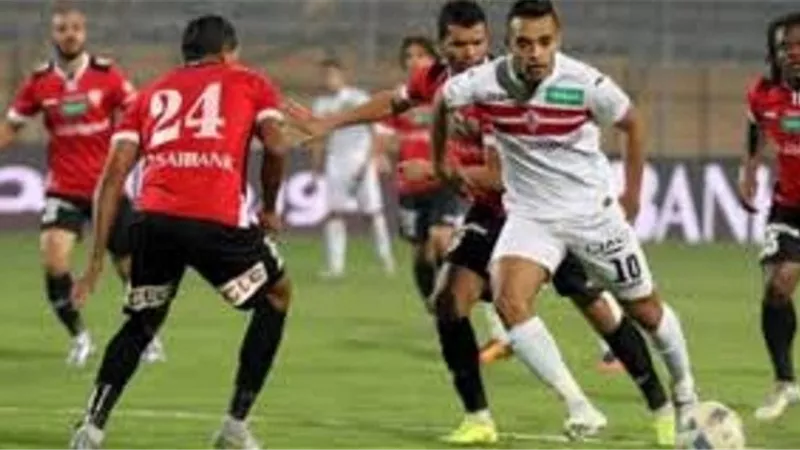 ملخص واهداف الشوط الأول من لقاء الزمالك وطلائع الجيش