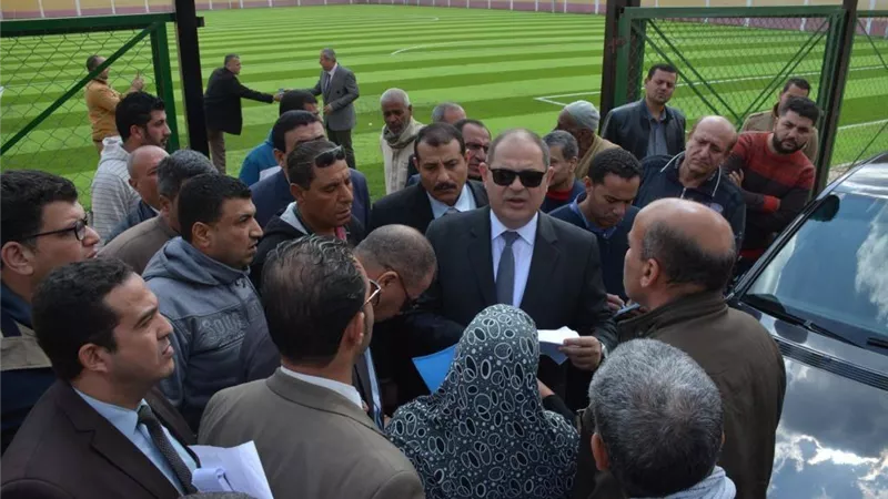 محافظ الغربية يفتتح ثلاثة ملاعب بقرى مركز طنطا بعد تطويرهم وتنجيلهم .. صور
