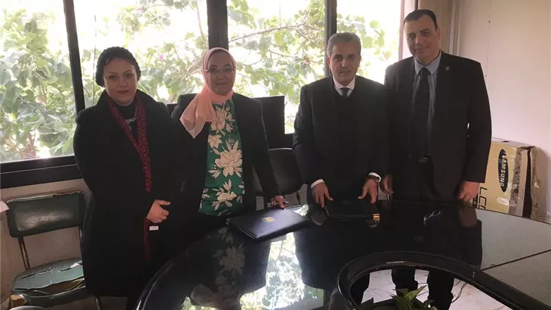 برتوكول تعاون بين كلية اللغة والإعلام بالإسكندرية ومعهد الإذاعة والتليفزيون