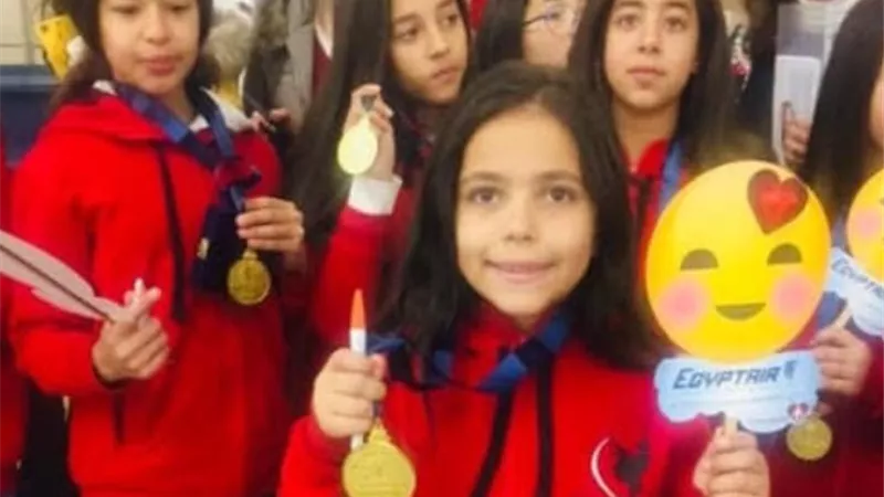 فريق الجمباز للصغار يتوجه الي فيينا للمشاركة بالبطولة الدولية