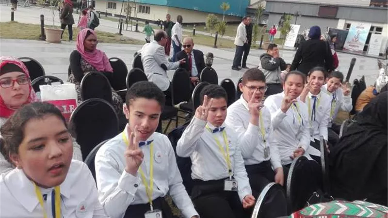 بالصور.. اطفال متحف الطفل من اصحاب الهمم يبدعون في 