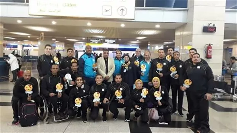 منتخبنا لألعاب القوى لذوي الاعاقة يغادر للمشاركة في بطولة فزاع بدبى