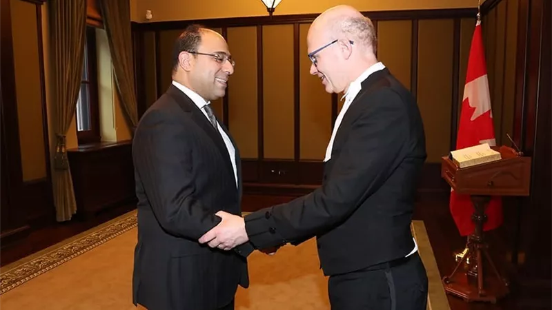 أبو زيد يلتقي رئيس مجلس العموم الكندي لتعزيز العلاقات البرلمانية بين البلدين.. صور