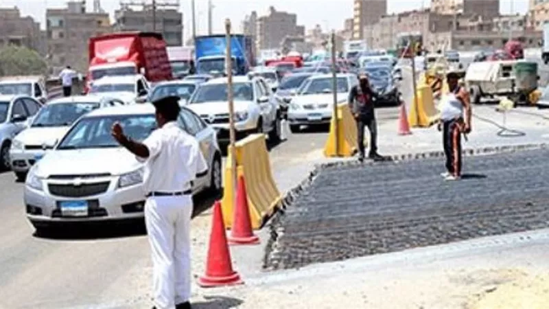 تحويلات مرورية بشارع جامعة الدول العربية بسبب المترو