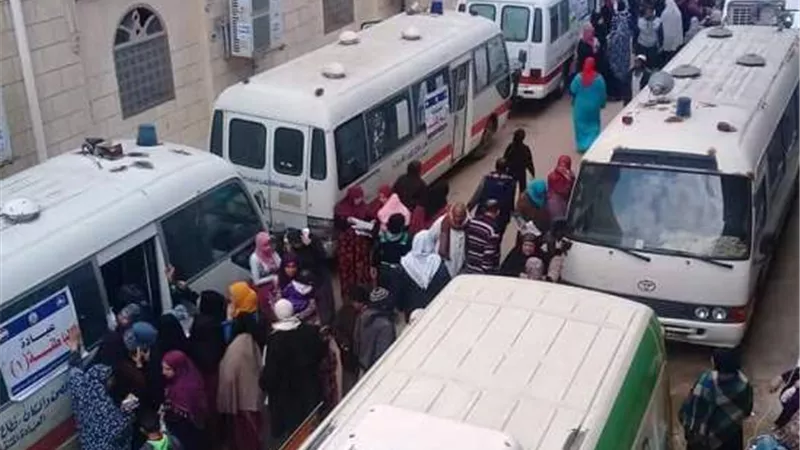 الكشف على ٢٩٠٠مواطن خلال فعاليات القافلة الطبية الشاملة بجمصة البلد