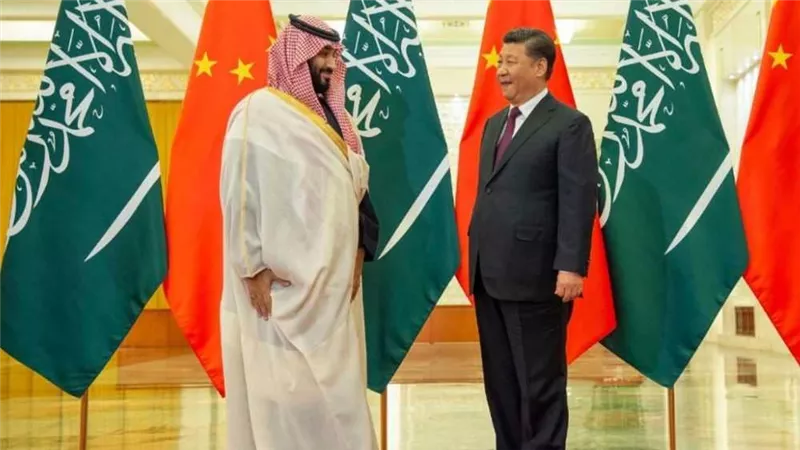 ولي العهد السعودي يبحث مع الرئيس الصيني التعاون المشترك