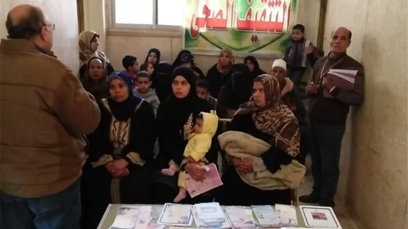 2036 مريضا بقرية شنبارة استفادوا من القافلة العلاجية لصحة الشرقية